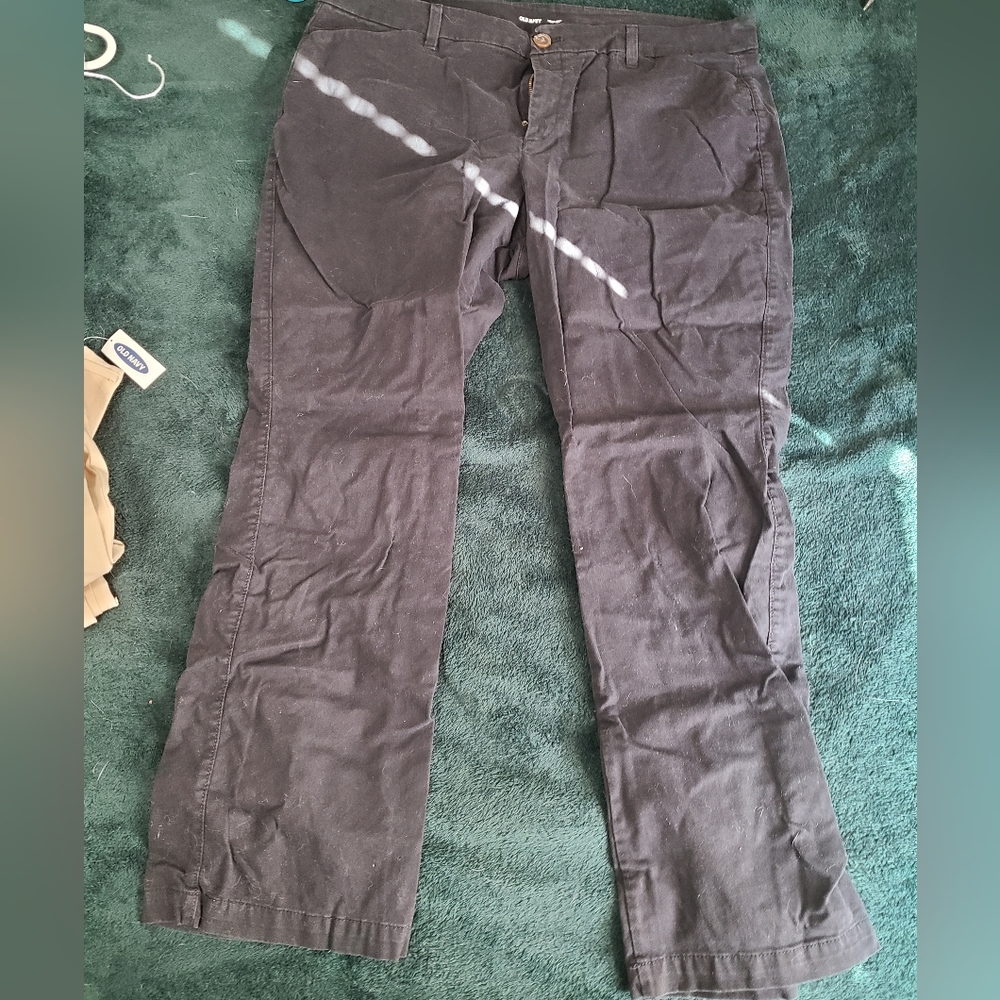 Black flared pant